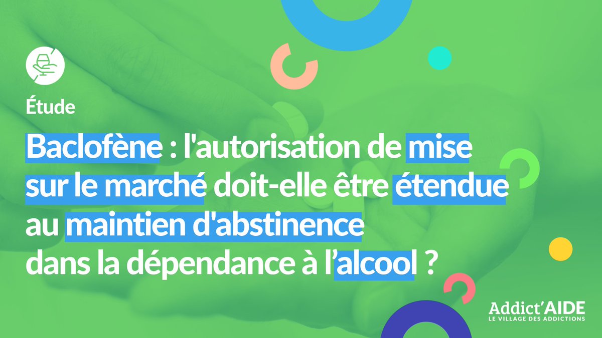Addict'Aide (@addict_aide) on Twitter photo La France est le seul pays à autoriser la vente de #baclofène pour réduire l'usage de l'#alcool chez les patients.
Face à de nouvelles données, la <a href="/SFAlcoologie/">Société Française d'Alcoologie et d’Addictologie</a> propose d'utiliser le baclofène aussi pour aider au maintien de l’abstinence.
En savoir + 👉 addictaide.fr/lautorisation-… La France est le seul pays à autoriser la vente de #baclofène pour réduire l'usage de l'#alcool chez les patients.
Face à de nouvelles données, la <a href="/SFAlcoologie/">Société Française d'Alcoologie et d’Addictologie</a> propose d'utiliser le baclofène aussi pour aider au maintien de l’abstinence.
En savoir + 👉 addictaide.fr/lautorisation-…