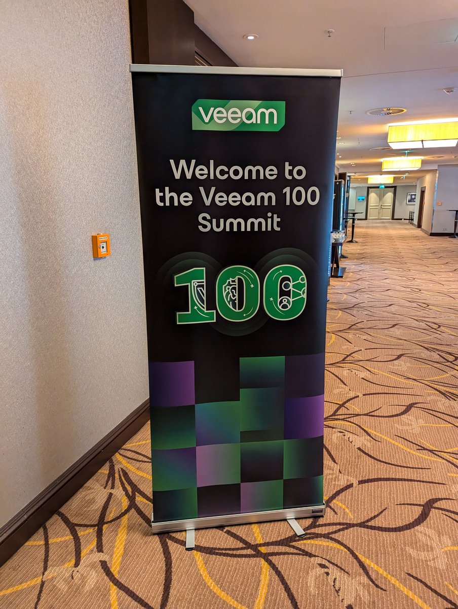Tyler Jurgens (@tylerjurgens.bsky.social) (@tyler_jurgens) on Twitter photo The <a href="/Veeam/">Veeam® Software</a> 100 Summit 2024 has kicked off with a whole pile of amazing #swag.
Can't wait to start the learning with some amazing (and some super secret) sessions this week!
#Veeam100Summit #VUG #vExpert #Veeam100 The <a href="/Veeam/">Veeam® Software</a> 100 Summit 2024 has kicked off with a whole pile of amazing #swag.
Can't wait to start the learning with some amazing (and some super secret) sessions this week!
#Veeam100Summit #VUG #vExpert #Veeam100