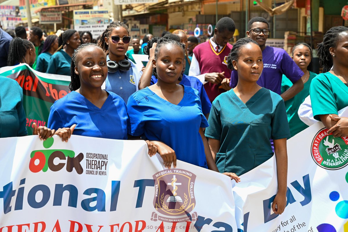 Kmtc_official's tweet photo. Join us as we celebrate World Occupational Therapy Day 2024 under the theme “Occupational Therapy for All.”
#WorldOTDay #WeareKMTC #GoingtoKMTC #ForeverKMTC https://t.co/dhclPvmhXk