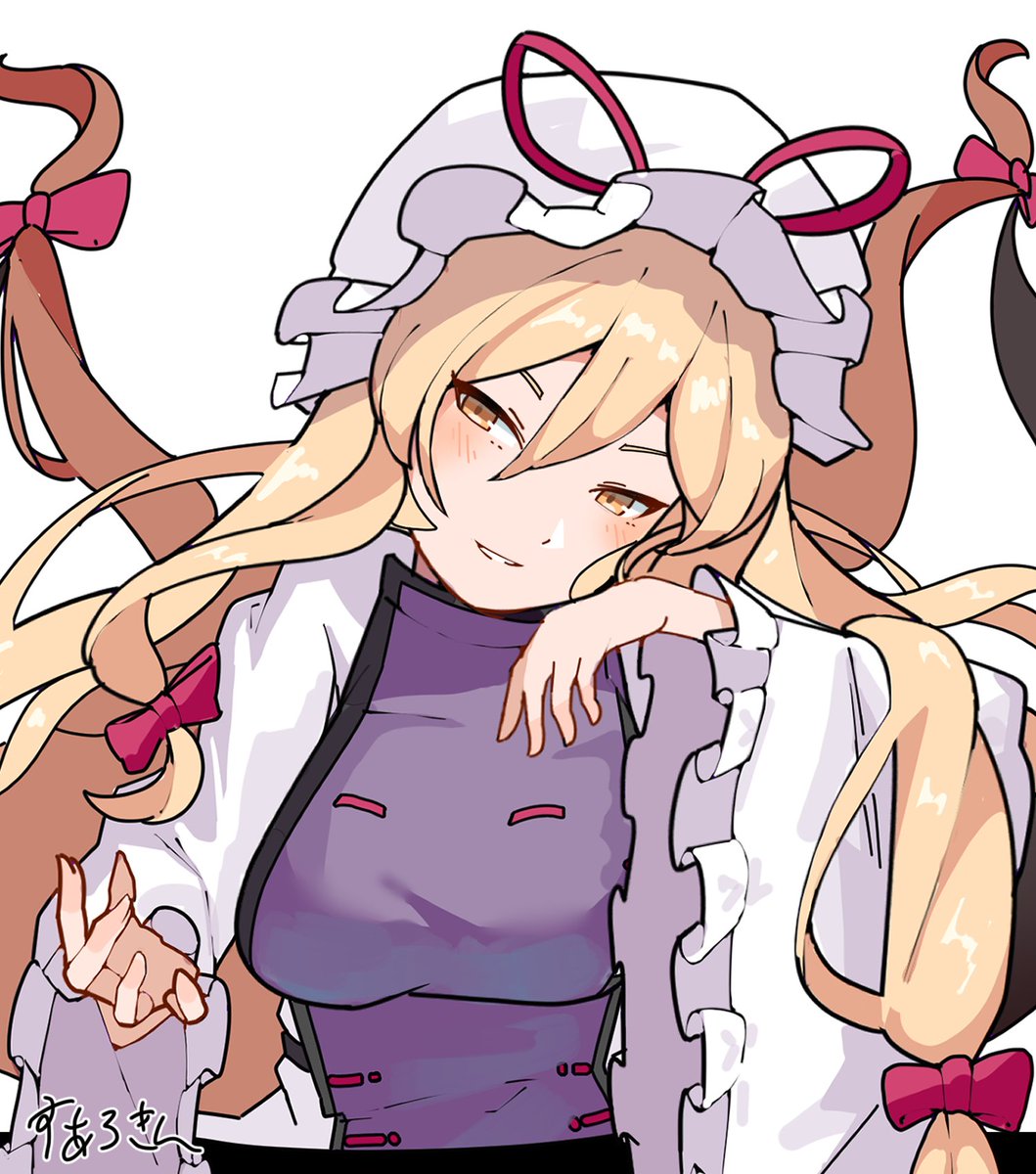 八雲紫 「ゆかりさま#東方project 」|すあろきんのイラスト 