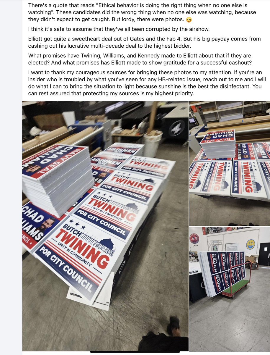 This is what goes on in Surf City Huntington Beach, the land in which its city  (ATTORNEY)  makes $400,000 a year salary.  The president of the USA makes $400,000! The airshow settlement was a complete give away of taxpayer $…..NEVER FORGET THIS!