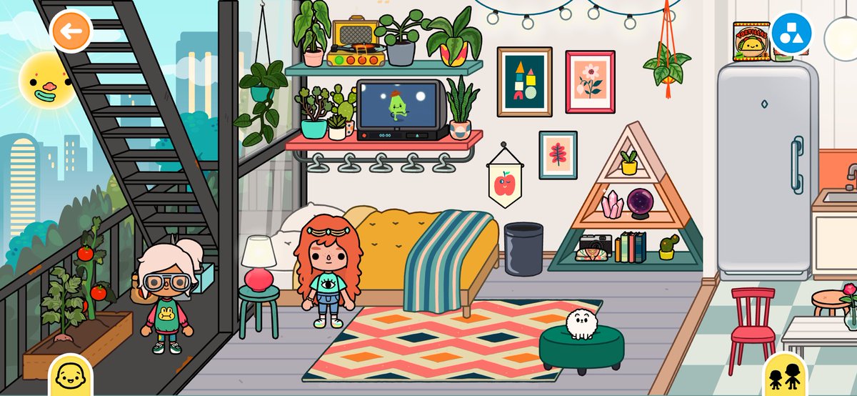 btc_cai's tweet image. 怎么我小时候没有这么好玩的游戏，办家家游戏太上头了 #toca