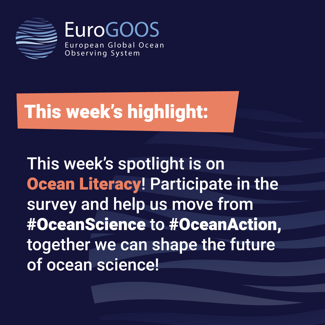 🌊 Passionate about the ocean? Join the EuroGOOS #OceanLiteracy survey! 

💙 Share your insights by 31 October to help shape impactful Ocean Literacy initiatives across Europe🌍

Contribute to science, shape the future, and be heard! ➡️ lnkd.in/eP-2zq4s