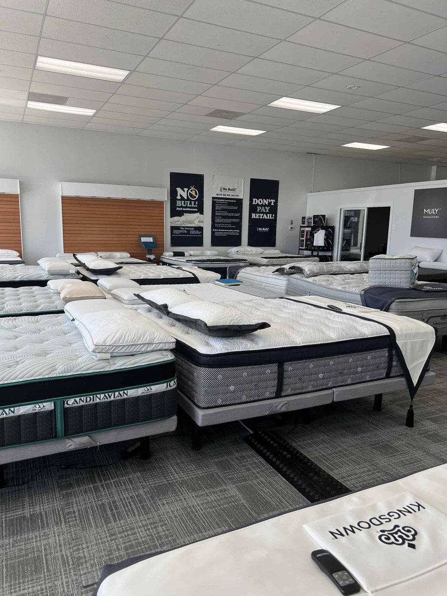 WeAreNoBull's tweet photo. The preferred choice for local mattresses stores.

  No Bull Mattress: Your Trusted Local Mattress Store When it comes to choosing the perfect mattress, you want a store that not on 𝗦𝗵𝗮𝗿𝗲 𝘄𝗶𝘁𝗵 𝘀𝗼𝗺𝗲𝗼𝗻𝗲 𝘄𝗵𝗼 𝗻𝗲𝗲𝗱𝘀 𝘁𝗼 𝘀𝗲𝗲 𝘁𝗵𝗶𝘀! https://t.co/BYbLaTldmg https://t.co/s8ABJ6EXYB