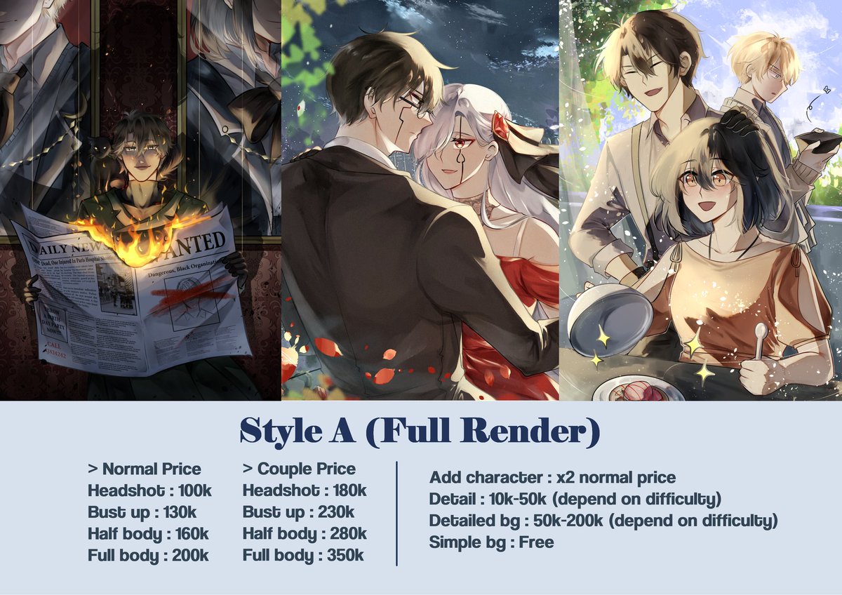 orterkanojo's tweet photo. [Shares are appreciated]

Halo! Aku open commission untuk style normal, local only! Boleh tanya-tanya dulu di post ini atau di DM kalau tertarik ✨

#commissionopen #commission https://t.co/9qDfzk8llz