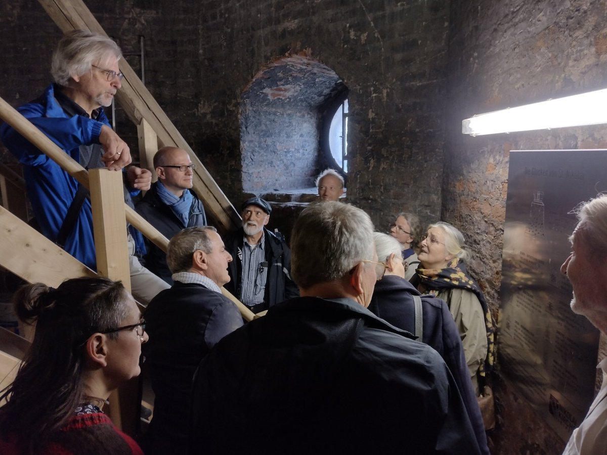 Der Aufstieg in den Turm der #Nikolaikirche hat sich sehr gelohnt für die #dgmk.