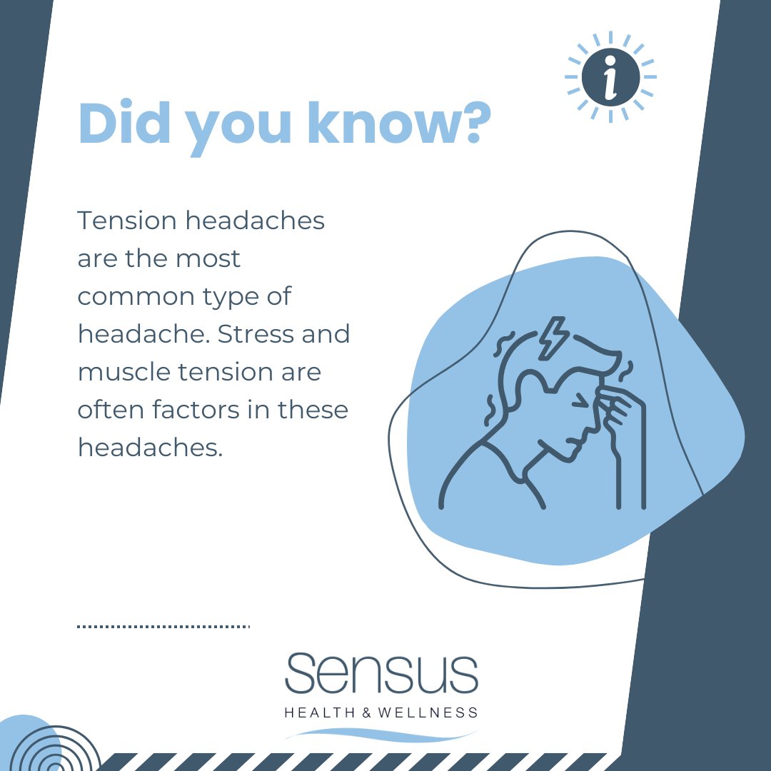 SensusHealthSW6's tweet image. 💆‍♂️ Chiropractic care can help by easing muscle tension and addressing the underlying causes, giving you lasting relief without relying on medications. Take a step toward a headache-free life! 🌱
