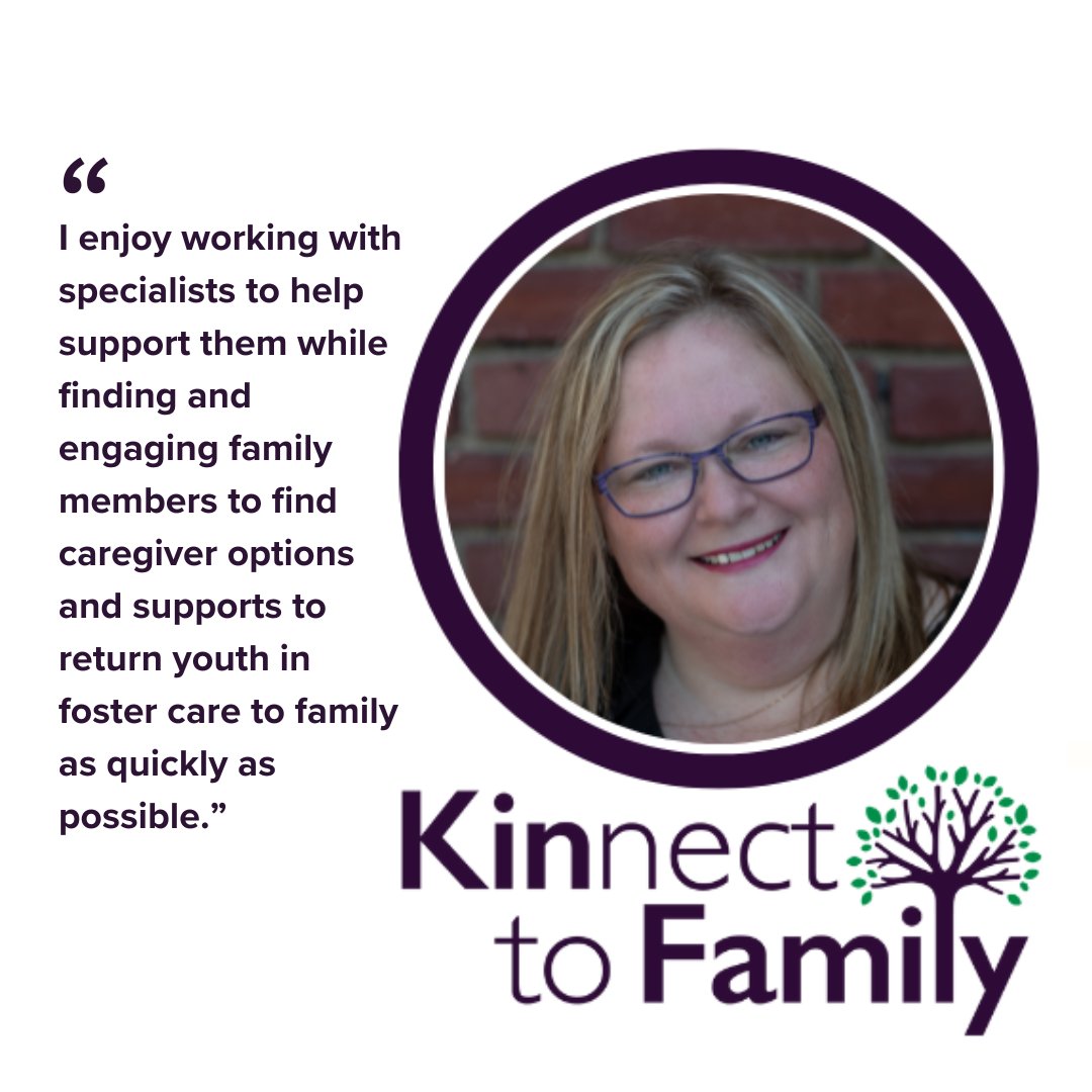 Kinnect_org's tweet image. With 18 years of experience, Sherri is making a powerful impact through Kinnect to Family, helping reunite youth with their families in the Northwest Region. 

Learn more about Sherri’s inspiring work: kinnect.org/spotlights-sta…

#Kinnect #kinnecttofamily #ktf