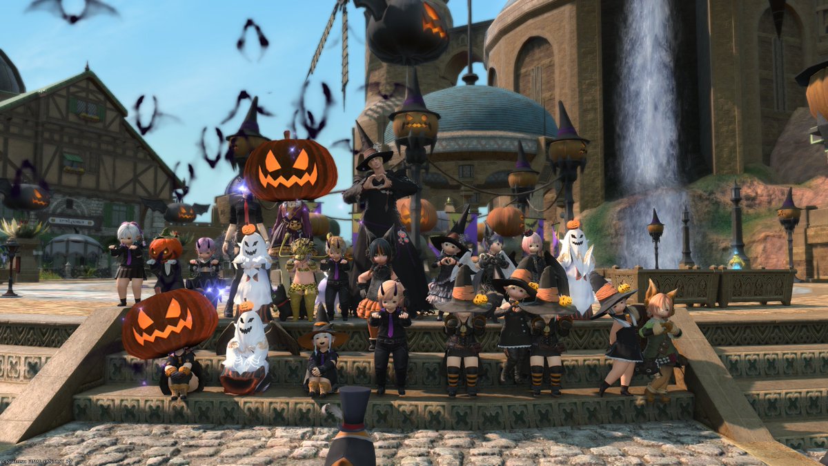 tanon_FF14's tweet photo. ハロパレ～🎃👻💀 https://t.co/smbor8XE5X