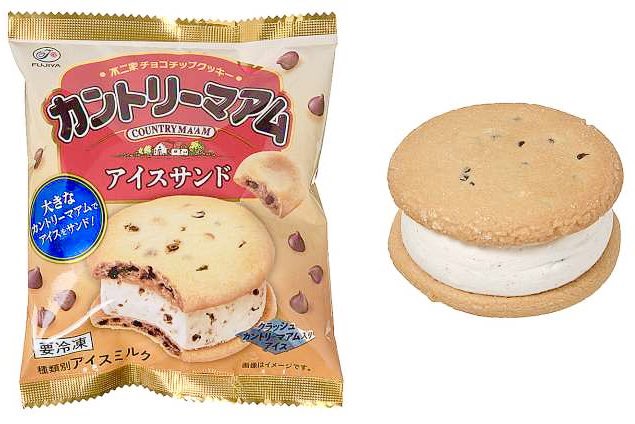 sweetroad5's tweet photo. １０月２９日よりセブンイレブンから、クラッシュさせたカントリーマアムをアイスに混ぜ込み、大きなカントリーマアムでサンドした「カントリーマアム アイスサンド」が発売されます✨ https://t.co/L2UiIJHCUJ