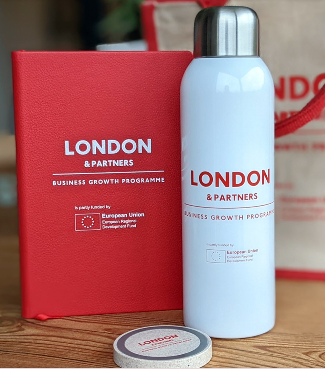 woodblockpress's tweet photo. 💥Case Study: Event Merchandise💥 

The promotional agency for the City of London, London and Partners, carries out a multitude of events to encourage growth in the capital. We were delighted to supply them with a range of branded assets to accompany some of these events. https://t.co/Qb6dX6UnQs