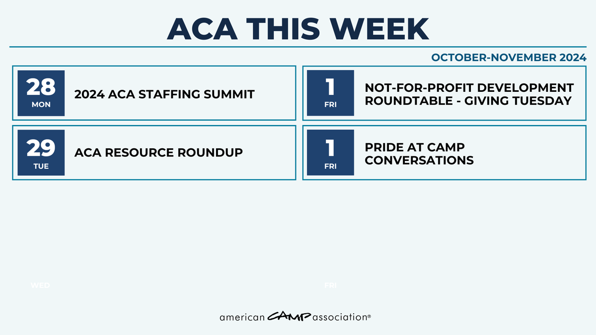 American Camp Association tweet media