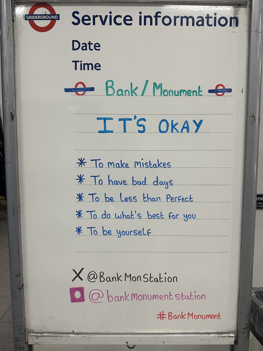 ThatTubeDude's tweet photo. ๐ฐ๐โ๐ ๐๐๐๐!
#BankMonument #LondonUnderground #TfL #London #Travel #ItsOkay https://t.co/ddZpffcivF