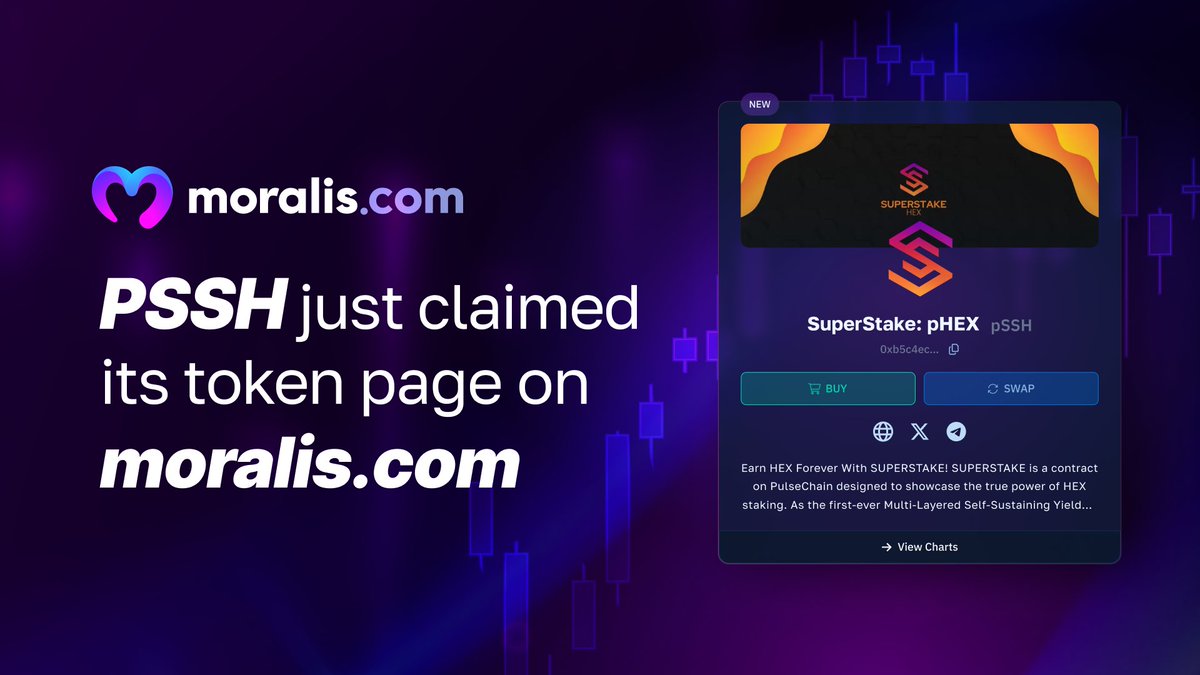 moraliscom's tweet image. Higher high (HH) ✅ → Higher low (HL) ✅ → HH ✅ → ❓ HL ❓ 👀👇
moralis.com/chain/pulse/to…
#PSSH #PulseChain @superstakewin