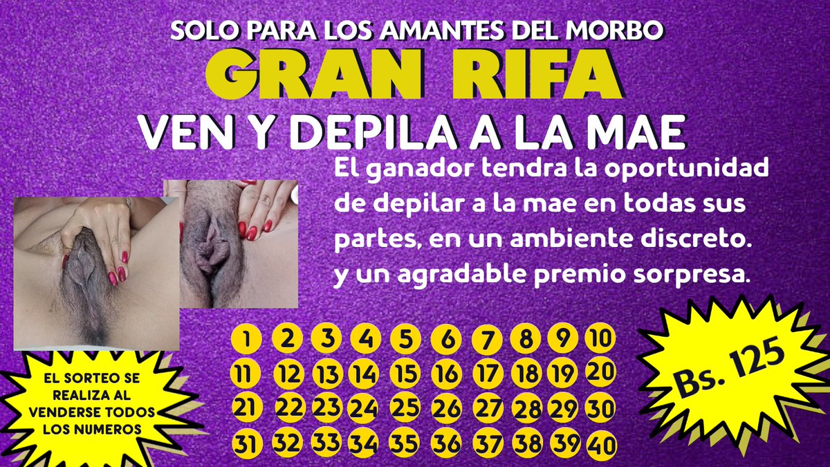 Solo para los que disfrutan del morbo y la fantasía, participa y vive está experiencia cargada de sensualidad y erotismo...Toda la información al DM.