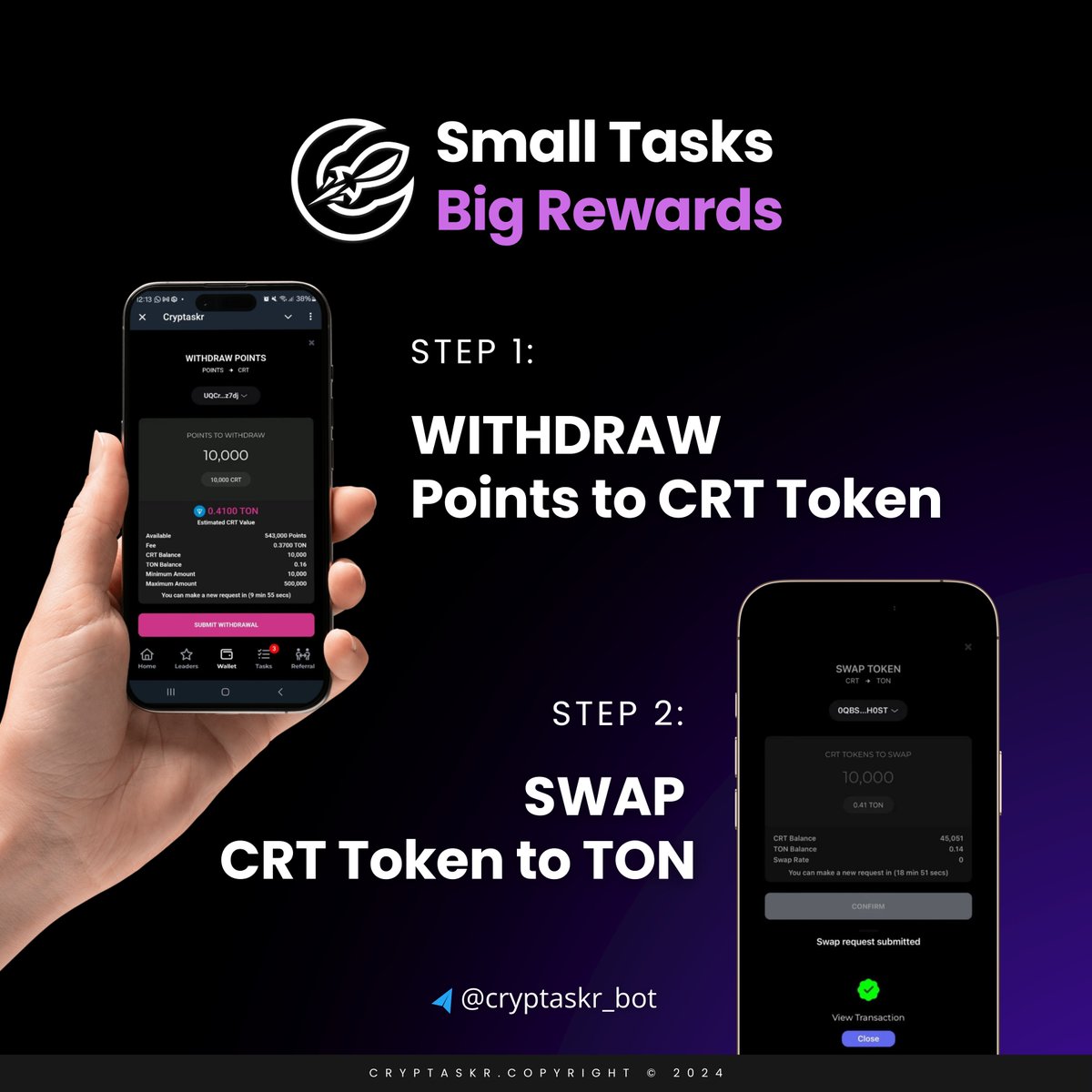 Crypt Taskr tweet media