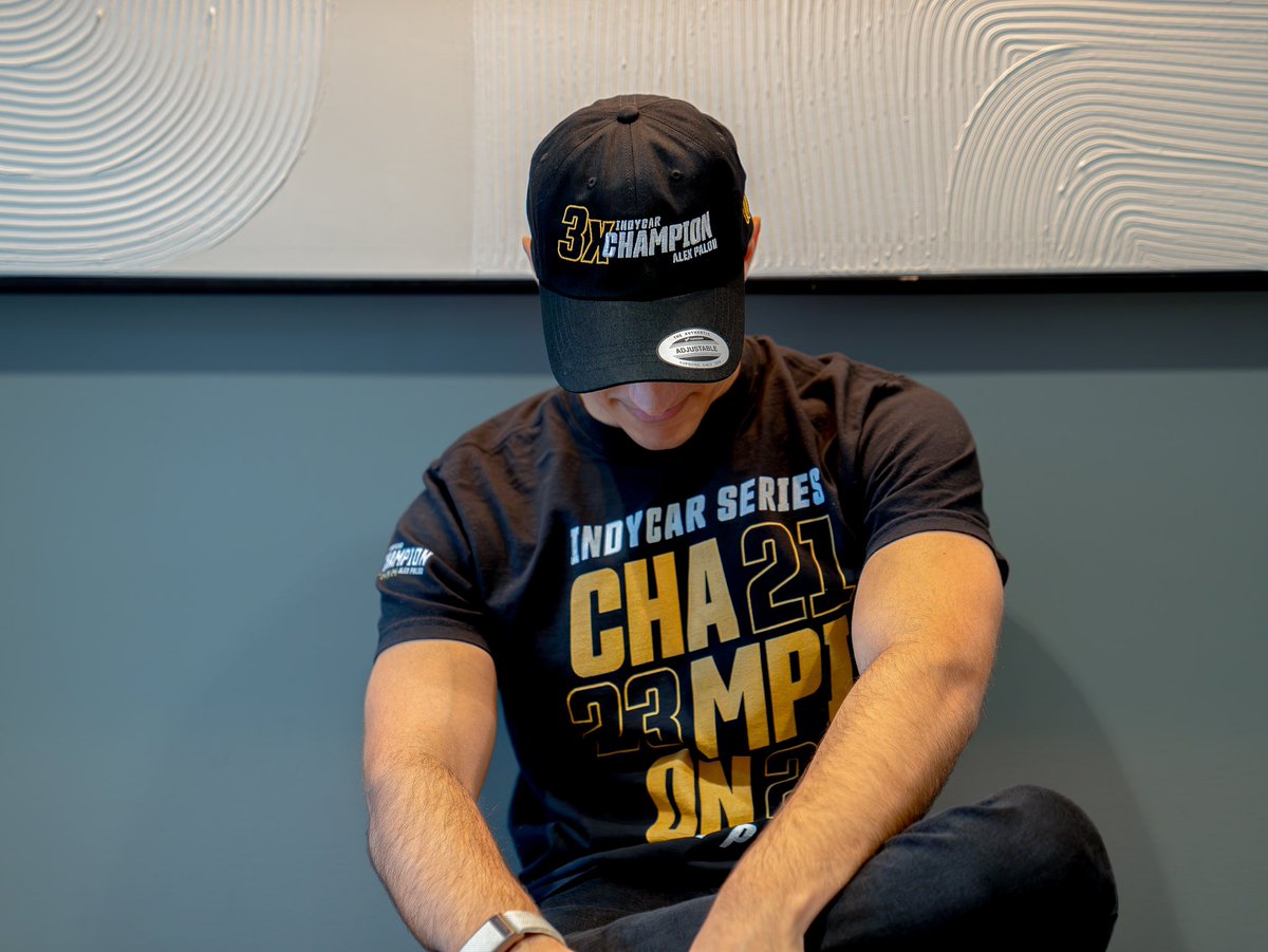AlexPalou's tweet photo. NEW MERCH DROP 🔥 

🌍 Available worldwide at https://t.co/Z3fZzMKaFn

10% Discount code for the first 50 orders: 2024CHAMPS https://t.co/BcWjtQpBMz