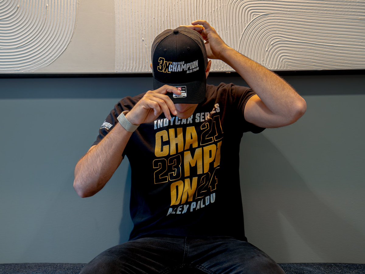 AlexPalou's tweet photo. NEW MERCH DROP 🔥 

🌍 Available worldwide at https://t.co/Z3fZzMKaFn

10% Discount code for the first 50 orders: 2024CHAMPS https://t.co/BcWjtQpBMz