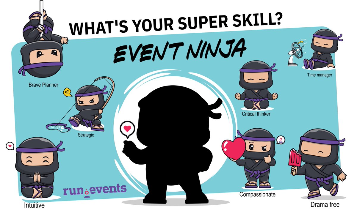 runeventsEMP's tweet photo. Every event professional has that one standout skill that makes them an event ninja! What's your ultimate event superpower that helps you navigate the wild world of event planning? 🏯

#EventProfs #EventNinjas #EventPlanning #RunEvents https://t.co/FdgvHRadAc