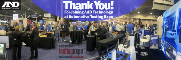 AandDTechnology's tweet photo. Whether you stopped by our #AutoTestNovi booth for a detailed chat with A&amp;D experts about your testing application, to see our ADAS HILS or RC Car Dyno demo, for some free swag, or a drink and bite to eat, we appreciate you! https://t.co/Keiz5pv0ki https://t.co/OFKTkYMC3N