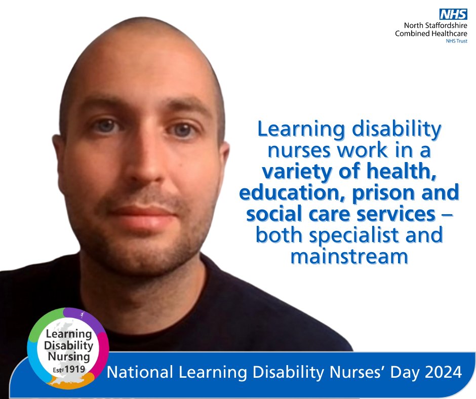 CombinedNHS's tweet photo. This is Luke, one of our learning disability nurses, and something else that makes the profession unique this National Learning Disability Nurses' day.

Learning disability nurses work in a variety of health, education, prison and social care services – both specialist and mainstream.