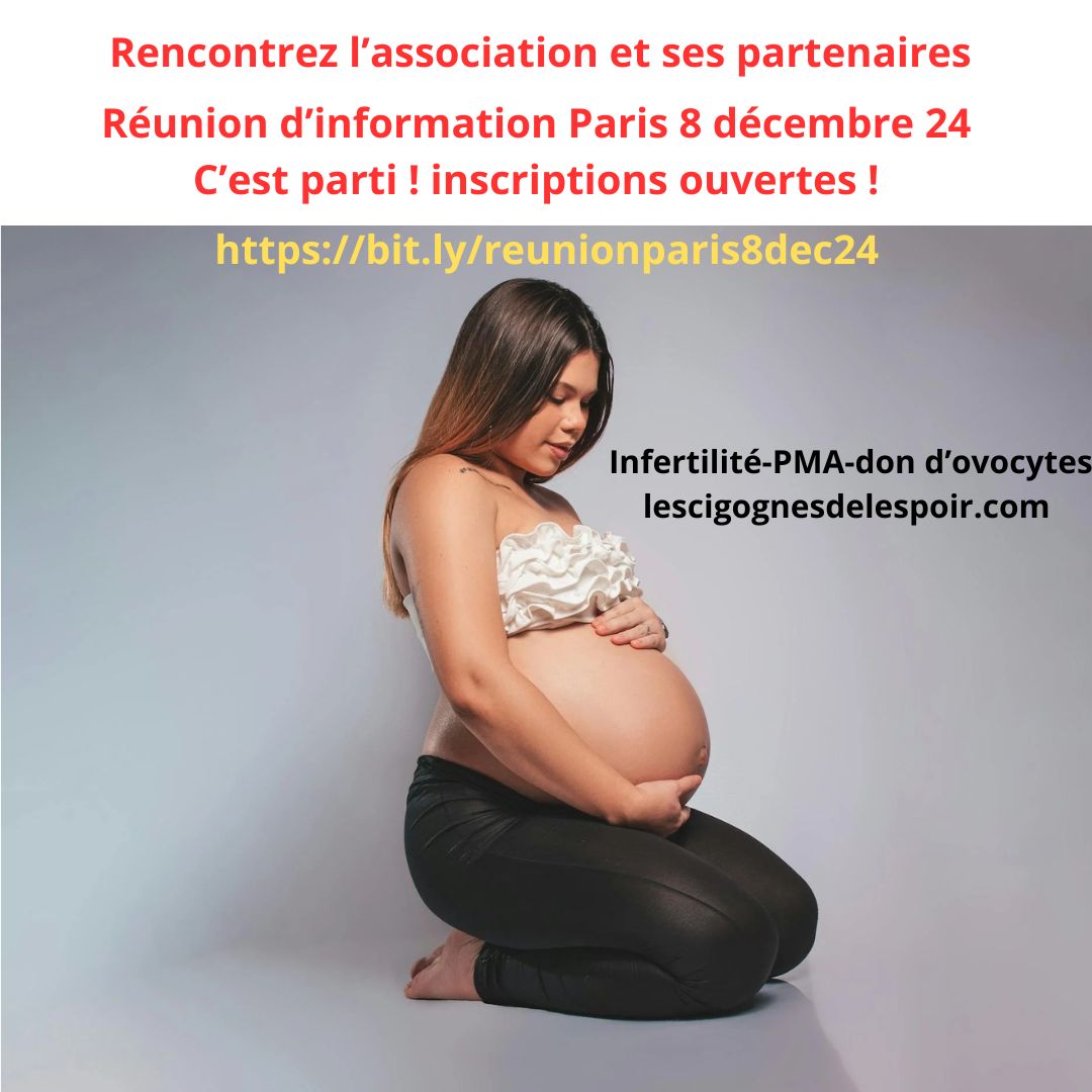 cigognesespoir's tweet photo. Rencontrez l'association et ses partenaires à la réunion d'information de #Paris le 8 decembre . Programme, liste des participants et inscription ici https://t.co/kv5imfVR4A #infertilite #dondovocytes #PMA #fertilite #desirdenfant #FIVDO #Pmette #ovocytes #cigognesdelespoir https://t.co/QOOy6UAgjm