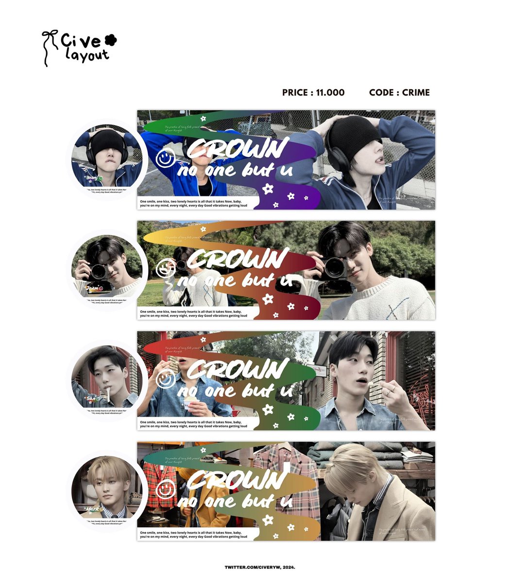 civeryw's tweet image. HELP RT, PLEASE? thank you ★

haloo aku ada layout ready stock member nct, txt, &amp;amp; ateez! kalau berminat boleh dm aku yaa 🦖

#zonauang