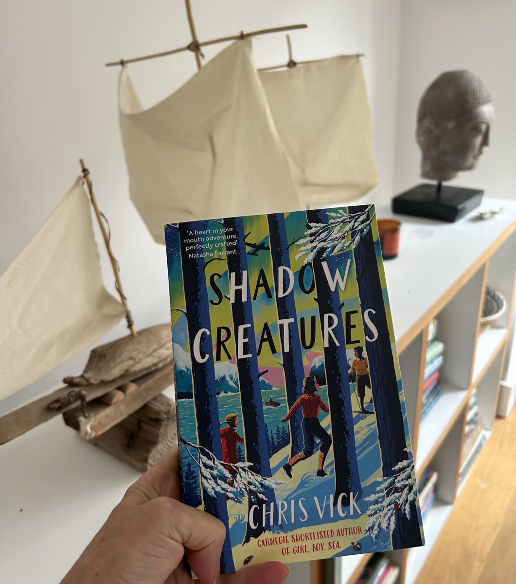 Lucyvansmit's tweet photo. Congrats Chris, you did your mum & family proud with #ShadowCreatures - @chrisvickwrites @_ZephyrBooks - fab homily to #Norway’s 🇳🇴 courage under occupation- love Liva’s & Agna’s story & island - can see them so clearly in my head as I read - great job 🇳🇴 ❤️ https://t.co/kYbcIj9KHz