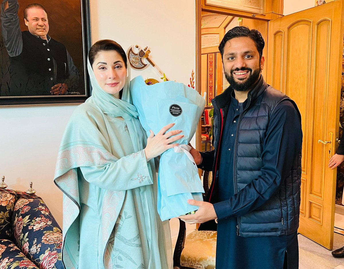 Salman Naeem (@shsalmannaeem) on Twitter photo Happy birthday <a href="/MaryamNSharif/">Maryam Nawaz Sharif</a> CM Punjab . True Leader, Inspiration & Mentor
InshaAllah , Punjab will reach the heights of development under your leadership Happy birthday <a href="/MaryamNSharif/">Maryam Nawaz Sharif</a> CM Punjab . True Leader, Inspiration & Mentor
InshaAllah , Punjab will reach the heights of development under your leadership