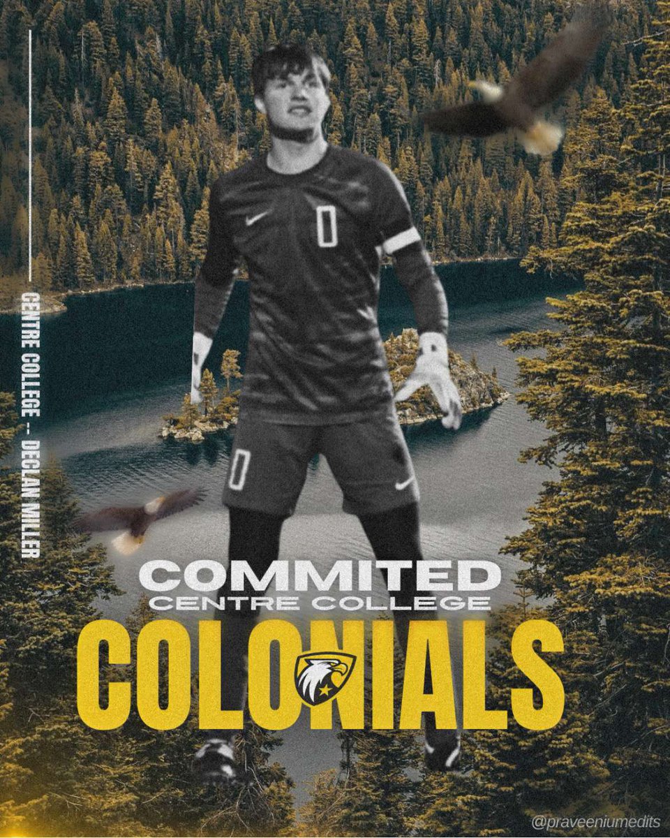 Declan Miller (@dexmiller06) on Twitter photo Excited to announce I have committed to Centre College to continue my academic and athletic career! Thank you to my family, coaches, friends, and teammates who pushed me. Ready for the next four years #rollkerns <a href="/CentreSoccer/">CentreCollegeSoccer</a> <a href="/Cambridge_AD/">Cambridge Athletics</a> <a href="/USClubSoccerNPL/">National Premier Leagues</a> <a href="/PrepSoccer/">Prep Soccer ⚽️</a> Excited to announce I have committed to Centre College to continue my academic and athletic career! Thank you to my family, coaches, friends, and teammates who pushed me. Ready for the next four years #rollkerns <a href="/CentreSoccer/">CentreCollegeSoccer</a> <a href="/Cambridge_AD/">Cambridge Athletics</a> <a href="/USClubSoccerNPL/">National Premier Leagues</a> <a href="/PrepSoccer/">Prep Soccer ⚽️</a>