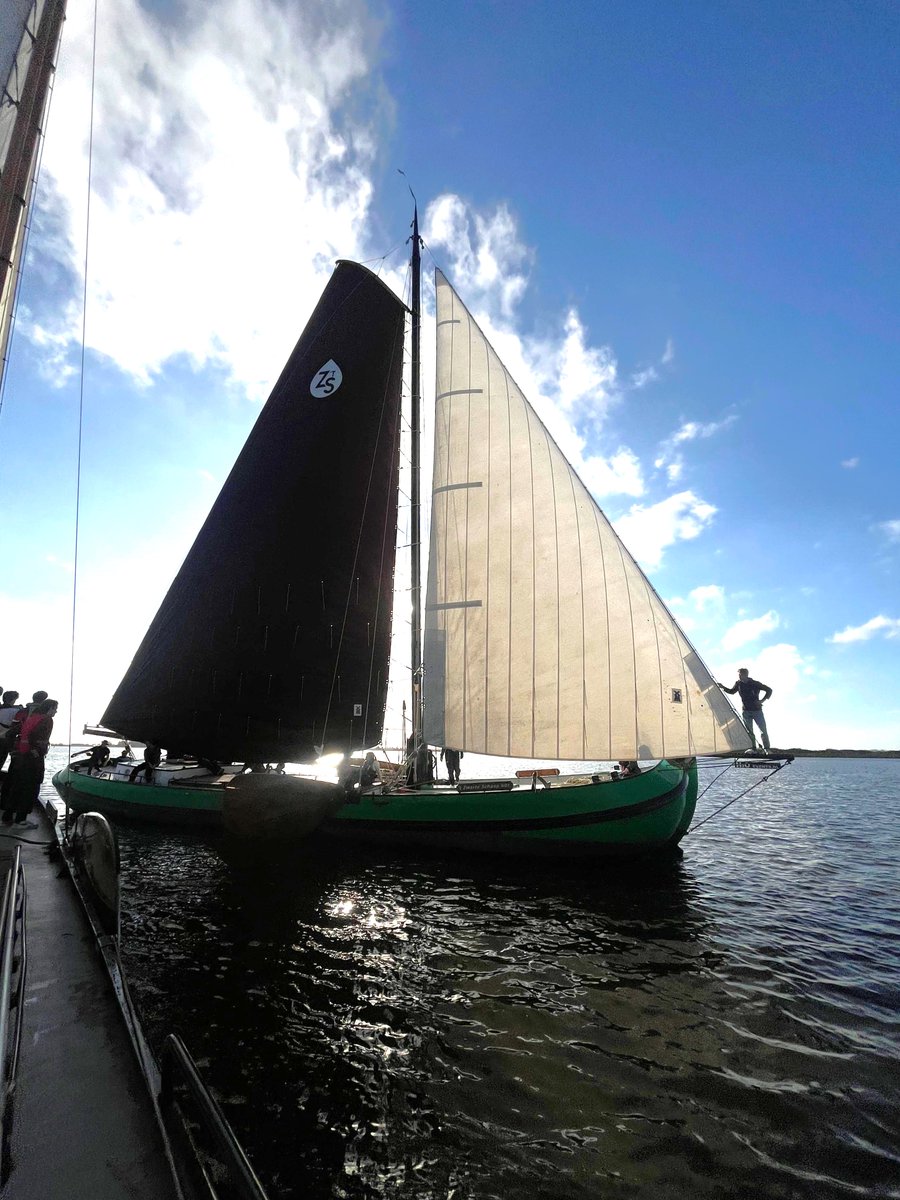 Zwarte Schaap mocht er afgelopen weekeinde op uit voor <a href="/ASZVOrionis/">A.S.Z.V. Orionis</a> met prachtig zeilweer
