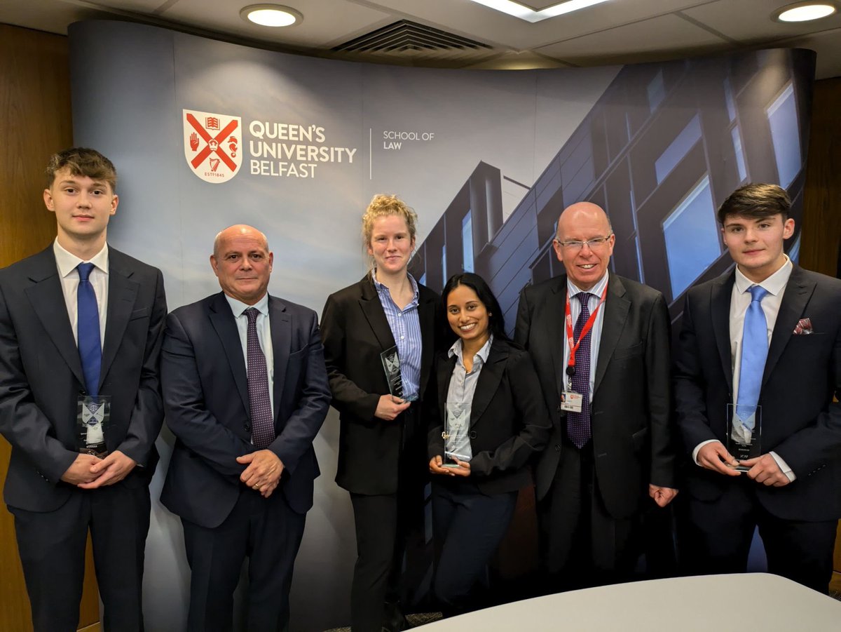 Wilson Nesbitt (@wilsonnesbitt) on Twitter photo Congratulations to the winners of <a href="/QUBelfast/">Queen's University Belfast 🎓</a> Novice #Moot Final; Tom McIlroy & Alex O'Neill & runners up; Paige England & Judith Jaison
<a href="/qubschooloflaw/">QUB School of Law</a> ⭐️
A big #thankyou to <a href="/qubmooting1/">qubmooting</a> David Atkinson for organising the events- which we’re very proud to #support & #sponsor Congratulations to the winners of <a href="/QUBelfast/">Queen's University Belfast 🎓</a> Novice #Moot Final; Tom McIlroy & Alex O'Neill & runners up; Paige England & Judith Jaison
<a href="/qubschooloflaw/">QUB School of Law</a> ⭐️
A big #thankyou to <a href="/qubmooting1/">qubmooting</a> David Atkinson for organising the events- which we’re very proud to #support & #sponsor