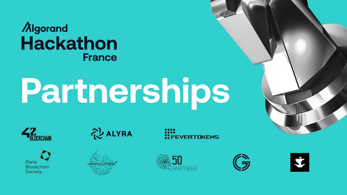 Algorand France (@algorandfr) on Twitter photo Alors que le hackathon #AlgorandFR touche bientôt à son terme, avec la grande finale IRL prévue les 1er et 2 novembre prochains à Paris chez <a href="/42Blockchain_/">42Blockchain</a>, il est temps de remercier encore une fois nos incroyables partenaires ! 🫶🔥
<a href="/42Blockchain_/">42Blockchain</a>
<a href="/alyraBlockchain/">Alyra, l'école blockchain & IA</a>
<a href="/FeverTokens/">FeverTokens</a> Alors que le hackathon #AlgorandFR touche bientôt à son terme, avec la grande finale IRL prévue les 1er et 2 novembre prochains à Paris chez <a href="/42Blockchain_/">42Blockchain</a>, il est temps de remercier encore une fois nos incroyables partenaires ! 🫶🔥
<a href="/42Blockchain_/">42Blockchain</a>
<a href="/alyraBlockchain/">Alyra, l'école blockchain & IA</a>
<a href="/FeverTokens/">FeverTokens</a>