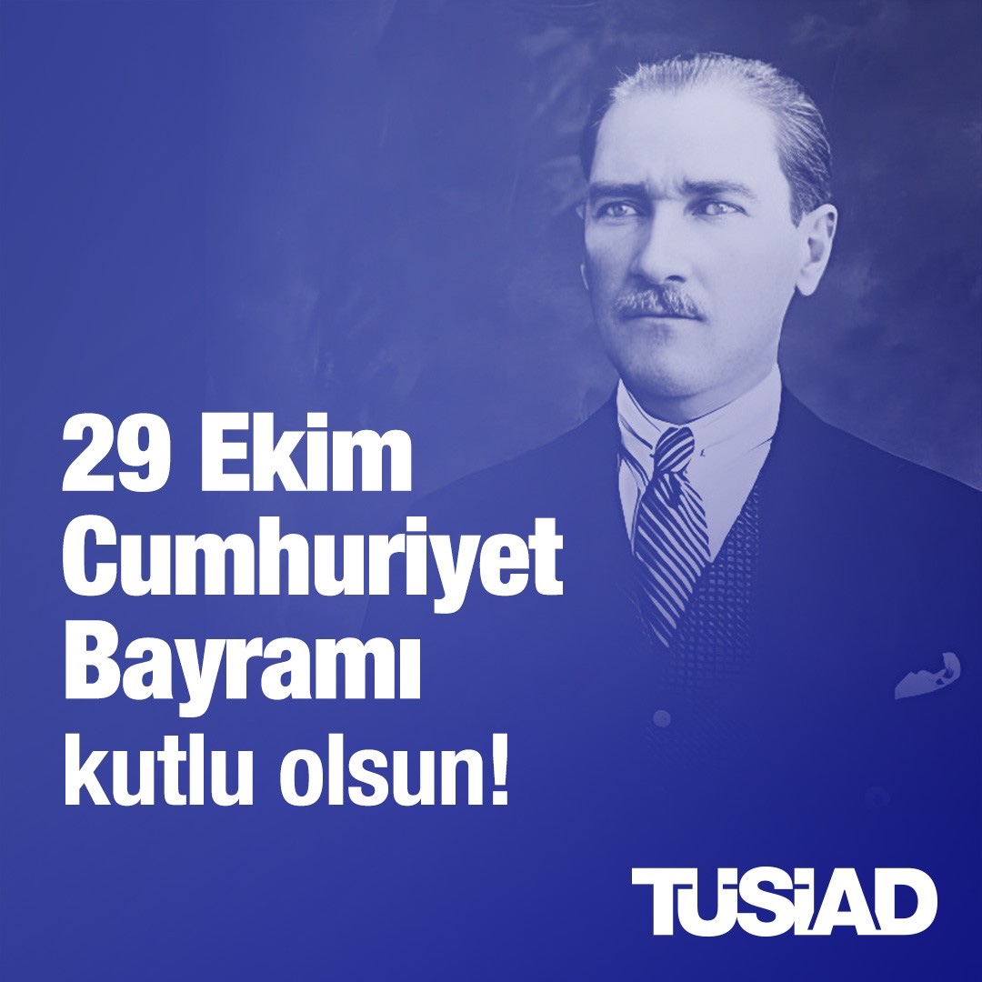Cumhuriyetimizin 101. yaşını kutlarken, Ulu Önder Mustafa Kemal Atatürk ve silah arkadaşlarını saygı ve minnetle anıyor, Atatürk’ün gösterdiği çağdaş medeniyet yolunda kararlılıkla ilerlemeye devam ediyoruz.

Her Cumhuriyet Bayramı, Cumhuriyet’in özgürlük, eşitlik, adalet,