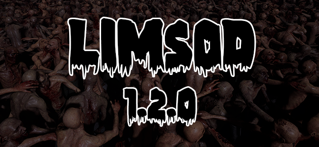 LimsodGames's tweet photo. Limsod News: Update v1.2.0
Second big content update for Limsod!
--------------
Patch note page: https://t.co/EyMh9DUT4T
Limsod on Steam: https://t.co/UNHiYyKySc
#indiegame #steam #steamapp #steamgame #fps #game #zombie