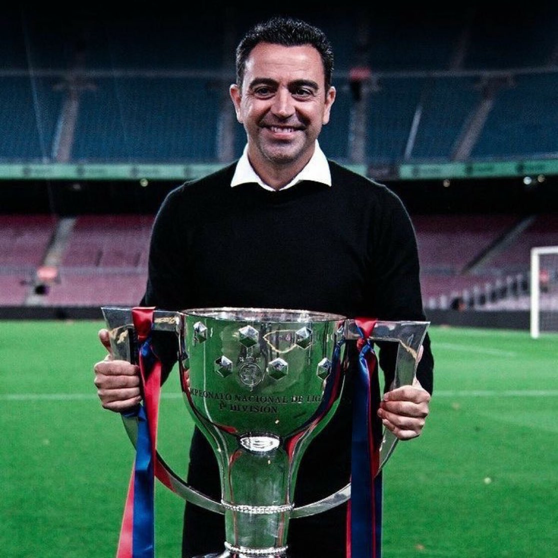 UnitedMenNews's tweet photo. Be honest, would you take Xavi as our next manager? https://t.co/L5xo6tSKmp