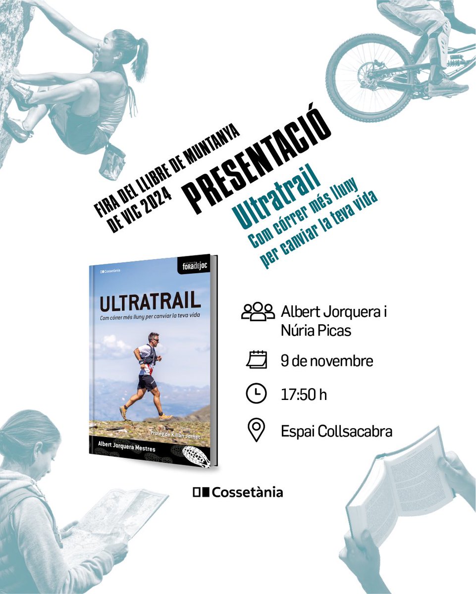 🏃🏻🏃🏻‍♀️Ultratrail - dissabte 9 de novembre a les 17:50 h, Espai Collsacabra <a href="/NuriaPicas/">Núria Picas</a> <a href="/albertjorquera/">Albert Jorquera</a>