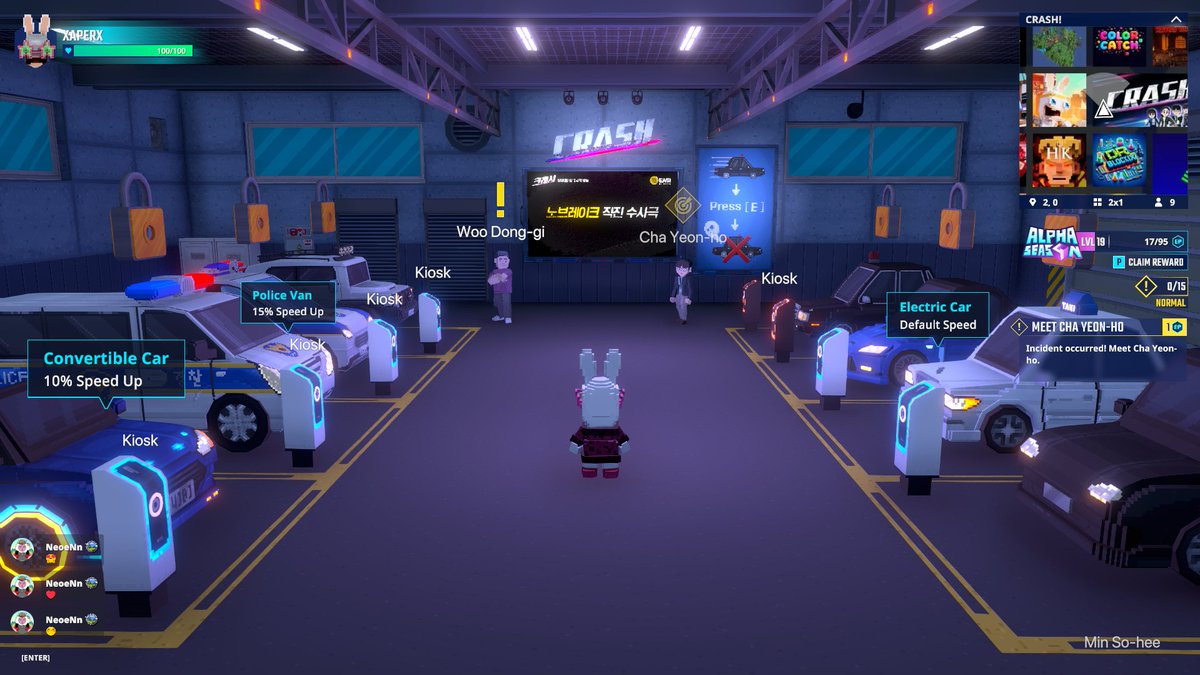 1Xaperx's tweet photo. Check out my whip 🏎️ 🔥 Not impressed? Play Crash! in @TheSandboxGame and show me what you got 👀  https://t.co/BrtG6fyoB4 #TheSandbox #AlphaSeason4 #AS4SocialChallenge https://t.co/CgMQyLKhdl