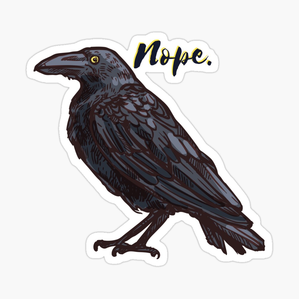 catmomlife91's tweet image. 🖤✨ Add a little edge to your day with our Nope – Sassy Raven sticker! Perfect for those “Nope” vibes wherever you go. #StickerStyle #SassyRaven #NopeAttitude tinyurl.com/jhyzdda4