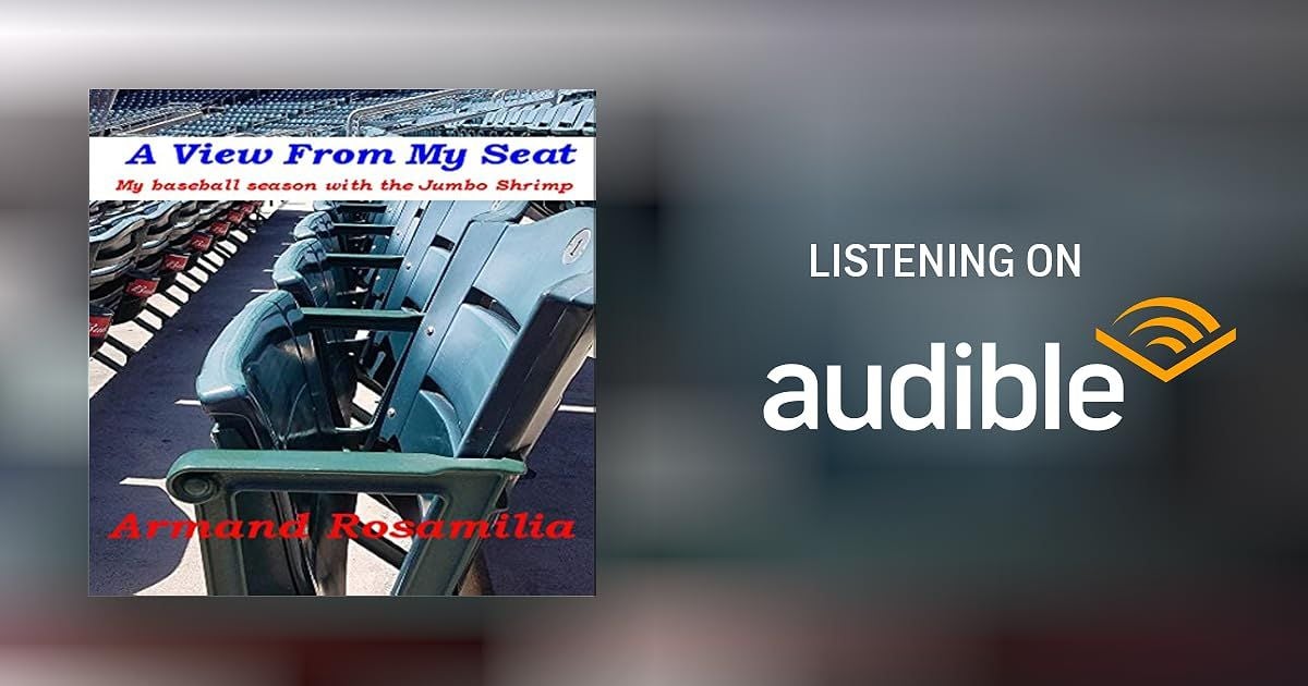 A View From My Seat: My Baseball Season With The Jumbo Shrimp by Armand Rosamilia

"A really entertaining and surprisingly moving diary that is actually the story of the author's family and their passion for the game" - amazon review

buff.ly/2WbH18z 

<a href="/ArmandAuthor/">Armand Rosamilia</a>