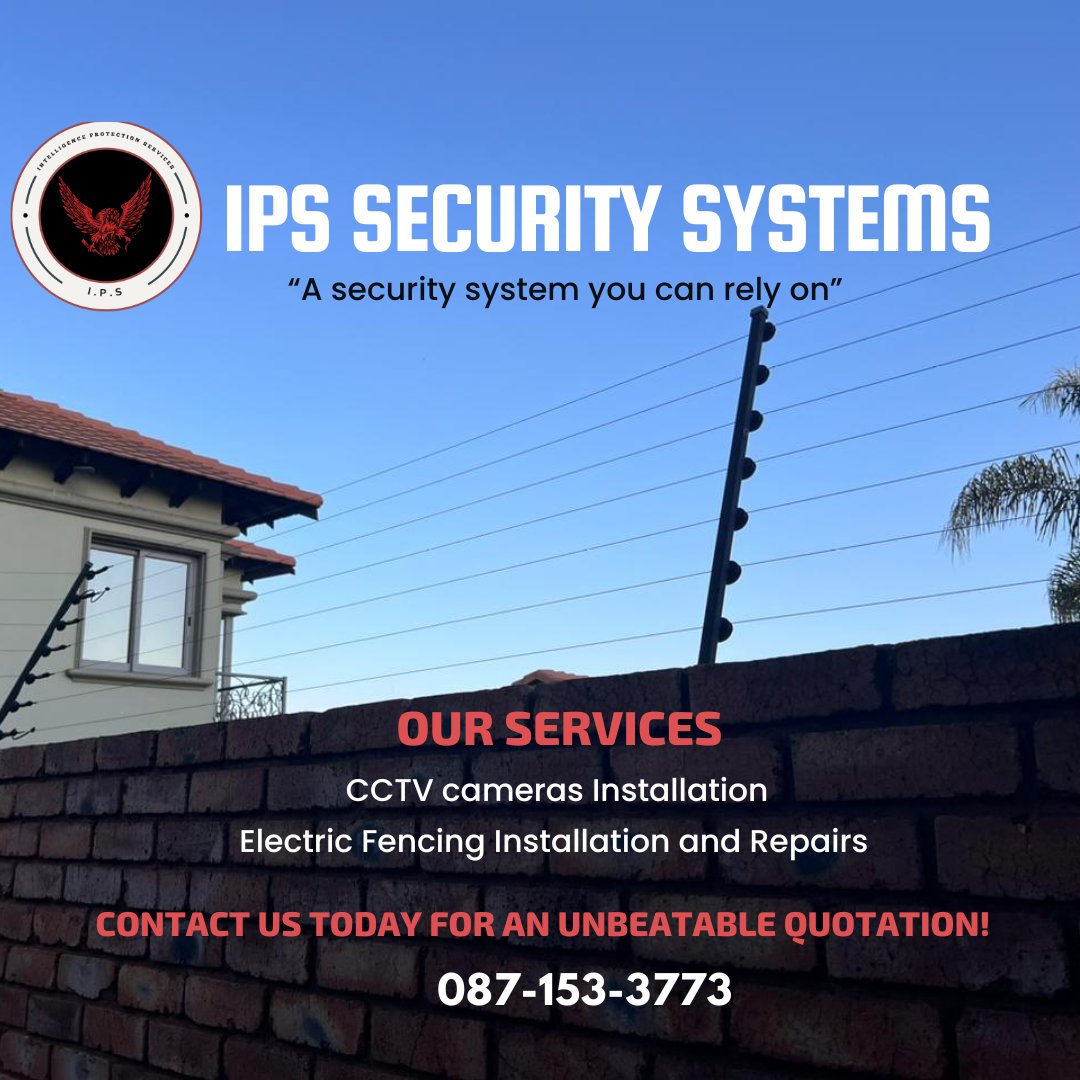 Intelligen66153's tweet image. Electric Fence Installations and Repairs by Intelligence Protection Services

int-protectionservices.com/systems

#electricfence #securitysystems #securityinstallations
#explosion #pretoria