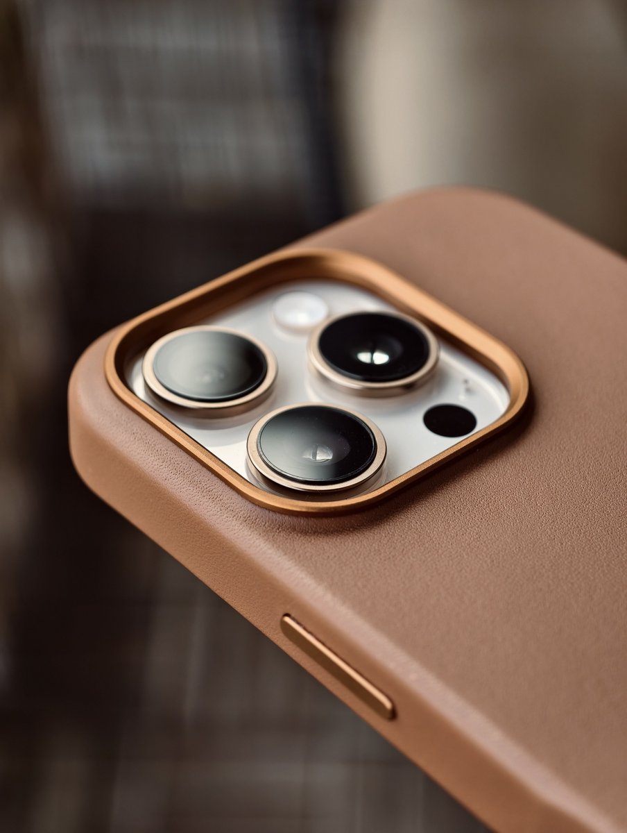 BenGeskin's tweet photo. This Mujjo leather case in Dark Tan looks and feels very nice 😮‍💨 https://t.co/jDU2LULeca