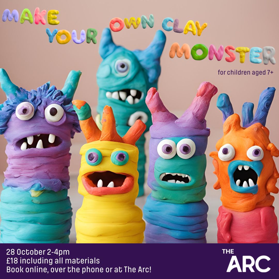 TODAY AT 2PM!

Event: Mon 28 October 2:00pm-4:00pm
Tickets: £18 per child, includes all materials 
Book tickets over the phone, at The Arc or online here: buff.ly/3YoZwGV