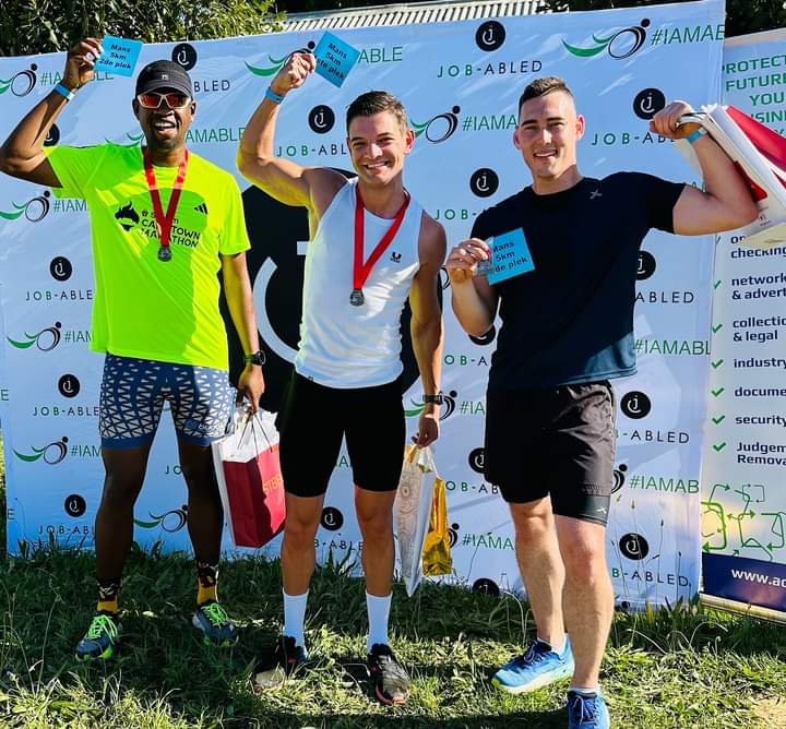 ShaneJeremy1's tweet photo. About the Weekend!!!
Podium Finish!!!
2nd Place at #IAMABLE #jobabled Race at @BloemendalWines @jobabled_app
#RunningWithSoleAC #RunningWithTumiSole #FetchYourBody2024 #IPaintedMyRun @RunningWithTum1 https://t.co/AL8Ykk26O6