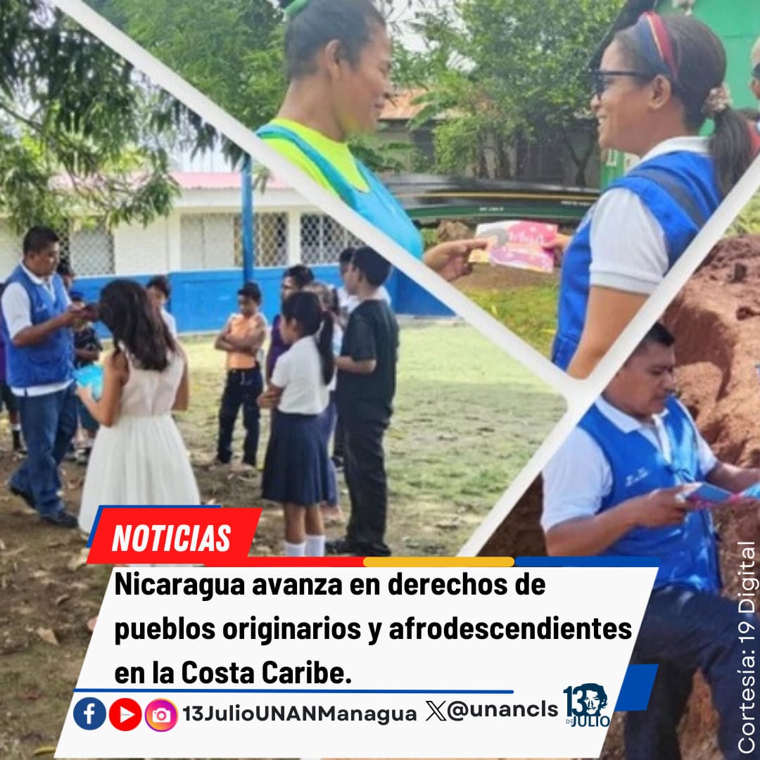 #Nicaragua sigue promoviendo los derechos  de los pueblos originarios 
#SomosUNAN
#SoyCSM
#ManaguaSandinista
#4519LaPatriaLaRevolucion