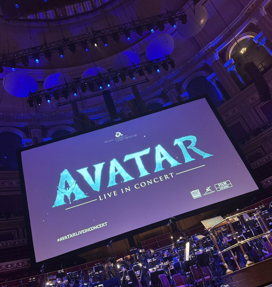 Conor_Meechan's tweet image. #AvatarLiveinConcert - another stellar night at the Royal Albert Hall in the company of @JimCameron and @simonfranglen. The final hour the orchestra is playing virtually non-stop. Thanks all for a fantastic night!