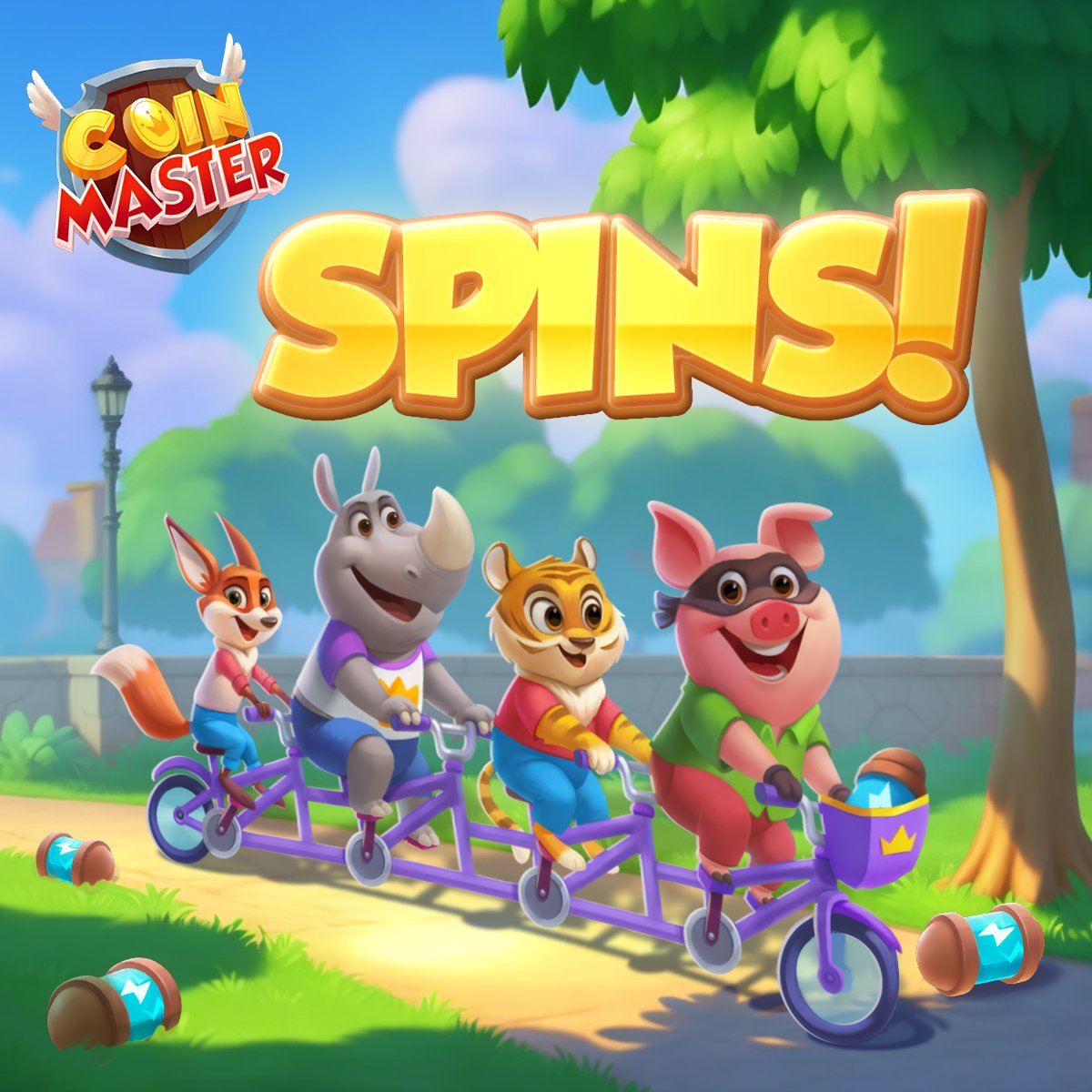 CoinMasterGame's tweet image. Grab your friends and keep collecting more SPINS!!! 🎁🤩 --&amp;gt; coin-master.co/efNuKG