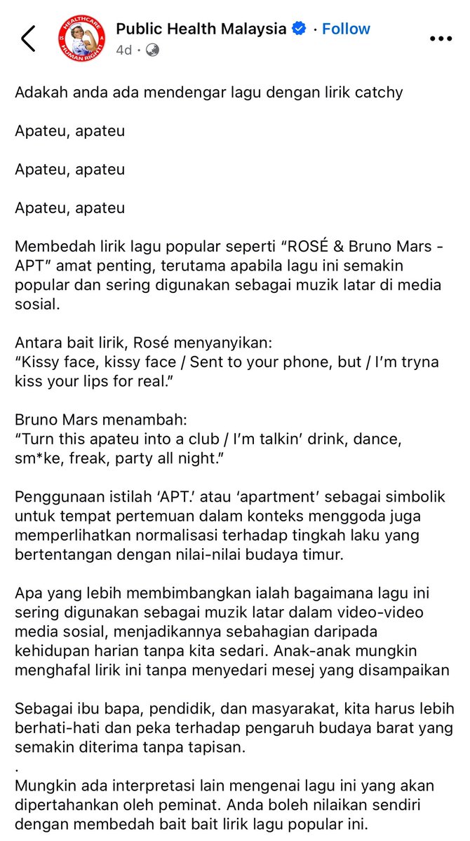 adeecika's tweet photo. The source looks like came from this post from this page. Public Health Malaysia is not the ministry. 

Pandai2 je koreaboo main petik Malaysian government 🤦🏻🤦🏻‍♀️💆🏻‍♀️💆🏻 https://t.co/9Ccp5J7wNJ