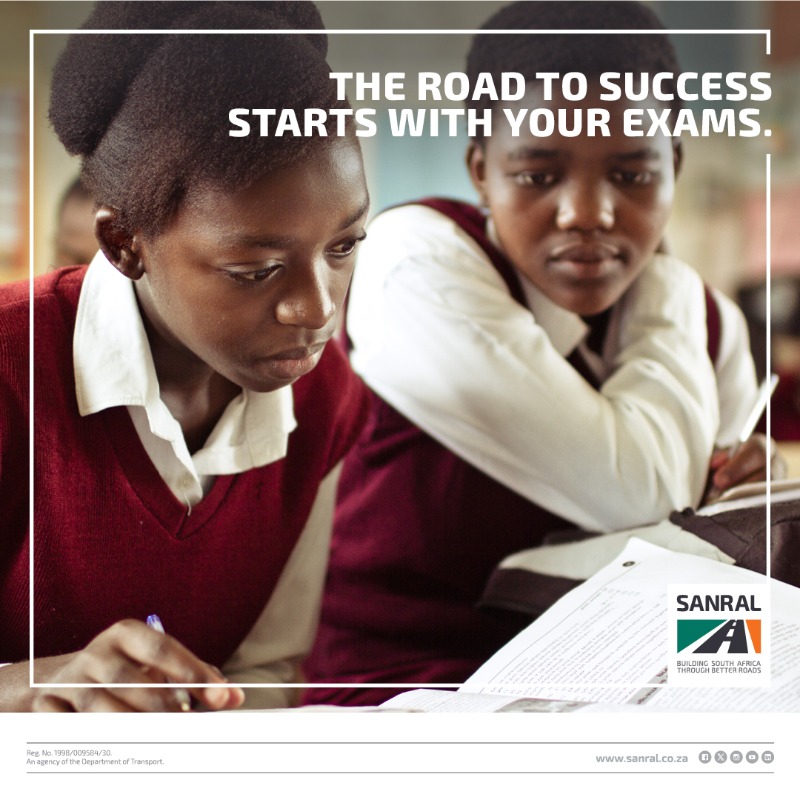 SANRAL_za's tweet photo. As you embark on a new path in your life, remember that we support you. 

#matric2024 https://t.co/OpDWii6jmc