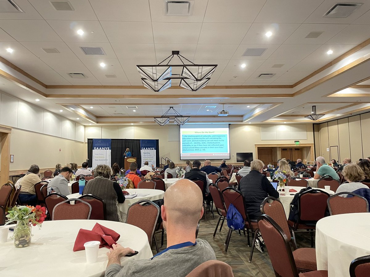 DrCarr2018's tweet photo. Good morning Lake Placid and @SAANYS. Great day to spend some time elevating ourselves and learning from each other. See you at my table talk on Inclusive Practices @pineprogram1 https://t.co/N4Kg4vFPl3